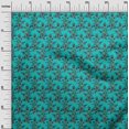 thumbnail image 2 of oneOone Viscose Chiffon Fabric Leaves & Floral Block Printed Craft Fabric BTY 42 Inch Wide, 2 of 4