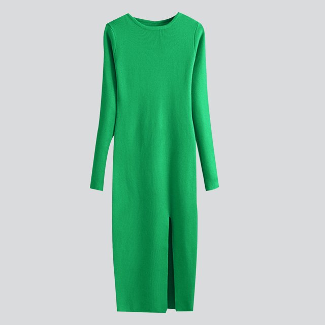 Dvkptbk Chandails pour Femmes Chandail pour Femmes Robe Tricotée Tricotée Robe Moulante à Manches Longues pour Femmes Jupe Portefeuille Moulante Vêtements en Liquidation