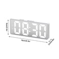 thumbnail image 3 of EGNMCR Sound Machine LED Electronic Alarm Clock Style Clock Battery Plug-in-purpose Student Alarm Clock Temperature Display alarm clock sound, 3 of 7