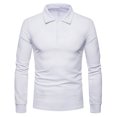 thumbnail image 1 of Birdeem Mens Button Up Shirtsmens Long Sleeved Solid Color Button Up Collar Topmens Button Up Shirts Long Sleeve, 1 of 8