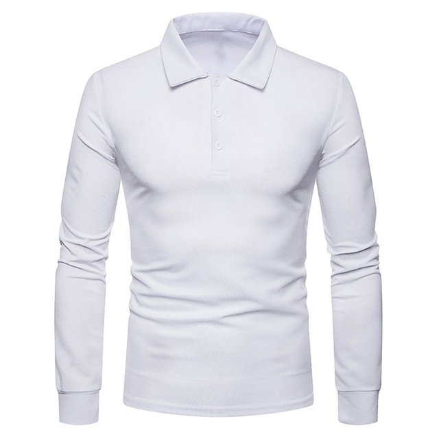 Birdeem Mens Button Up Shirtsmens Long Sleeved Solid Color Button Up Collar Topmens Button Up Shirts Long Sleeve