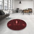 thumbnail image 4 of Ahgly Company Tapis d'Intérieur Rectangulaire Transitionnel Rouge Brique Feu Lavable à la Machine, 7 Pieds x 9 Pieds, 4 of 7