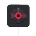 thumbnail image 1 of yingyy 4 color US/EU/ Portable CD Player Wall Mountable Bluetooth Remote Control HiFi Speaker with USB 3.5mm Black, 1 of 6