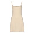 thumbnail image 5 of 2025 V au-Dessus du Genou pour Femmes Vestidos Casuales Para Mujer Robe de Soirée Col Robe Grande Taille Robe Unie Sans Manches Bohème pour Femmes, 5 of 5