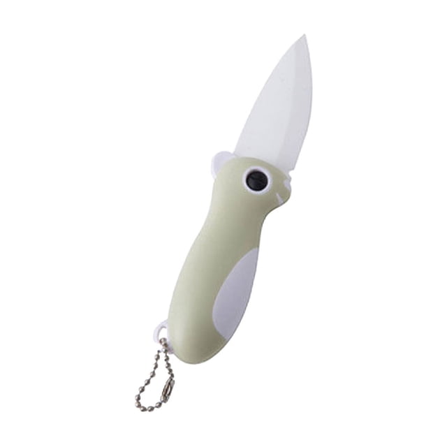 Green Foldable Ceramic Knife Convenient To Carry Innovative And Sharp Blades For Easy Cutting Of Vegetables Great For Home And Outdoor