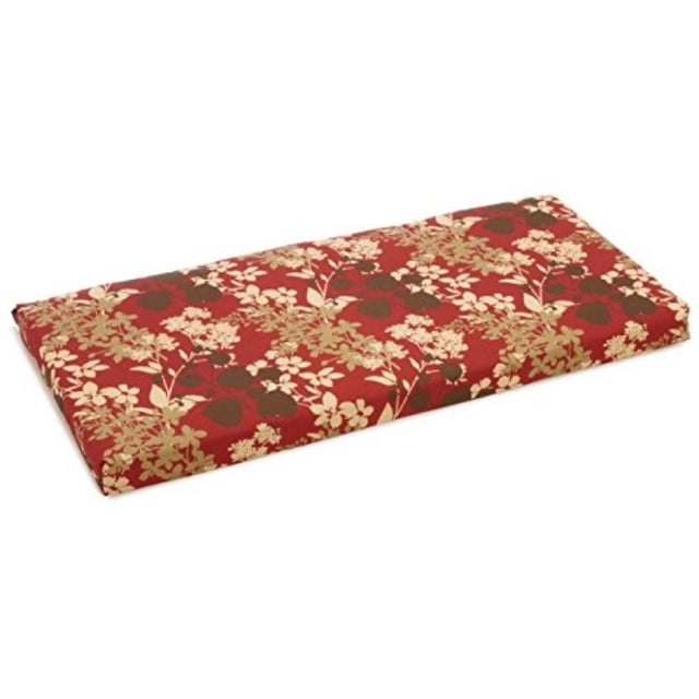 Coussin de Causeuse d'Extérieur en Polyester Filé de 45 Pouces par 19 Pouces - Montfleuri Sangria