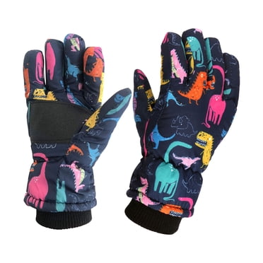 XZNGL Kids Gloves Winter Girls Winter Gloves for Kids Boys Girls Snow Windproof Mittens Outdoor Sports Skiing