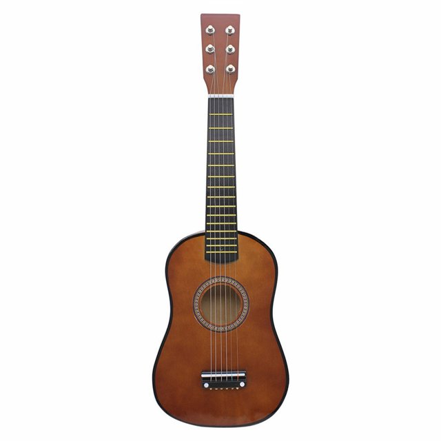 kjfeif 21 Inch Classical Guitar 6 String Folk Acoustic Kids Beginners Guitar Musical Instrument Small Guitar, Beginner Practice First Musical Instrument for Children, Toddlers
