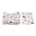 thumbnail image 1 of Rongfmy 12 Packs Burlap Bags with Drawstring Jute Linens Bag Jewelry White, 1 of 7