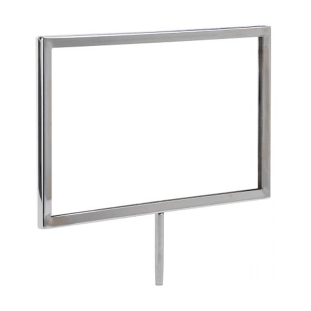 Econoco MCSW - 3711 Support de Panneau 11 Po x 7 H avec Tige d'Angle Soudée de 3 Po