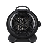 Dvkptbk 300W Mini Electric Fan Heater, 3 Seconds Fast Heat 2 Mode Heater, Winter Portable Electric Heater Tower, Warmer Heater