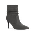 thumbnail image 1 of BLISSFUL STEP Bottines à Talons Aiguilles à Bout Pointu pour Femmes Gris 9, 1 of 7