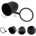 thumbnail image 4 of Towball Cover for Car Truck Boat, High-Quality Plastic Material Drawbar Protection Easy to Install, Universal Rv Trailer Hitch Ball Cover Waterproof and Dustproof (2Pcs), 4 of 5