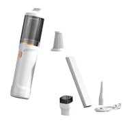 PEONAVET Vacuum Cleane Vacuum Cleane Car Vacuum Cleaner, Wireless Charging, Household Purpose Vacuum Cleaner, Mini Portable Handheld Car Vacuum Cleaner