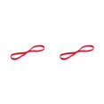 thumbnail image 1 of QualitChoice Bandeau de Sport Extensible Réglable Style Simple Accessoires de Coiffure Élastiques Femmes Hommes pour Yoga Gym Rouge 2Set, 1 of 6