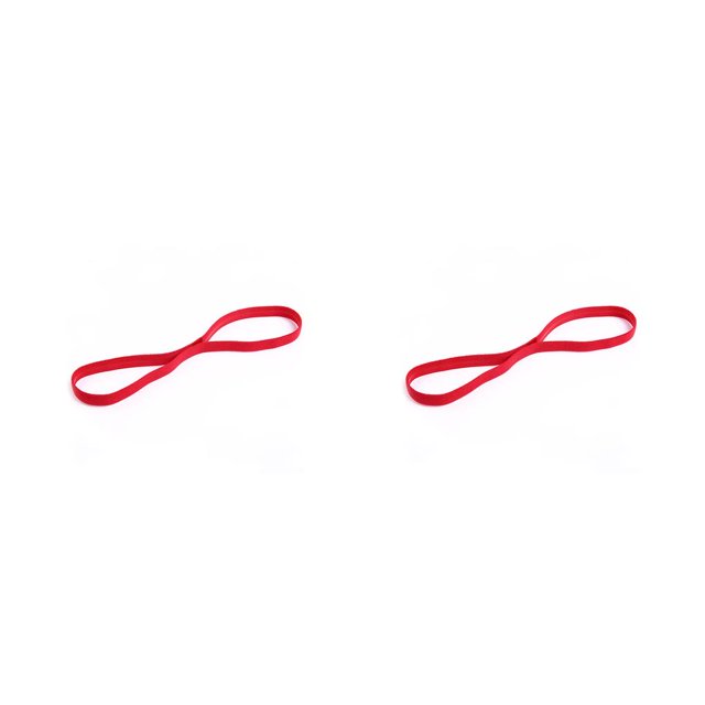 QualitChoice Bandeau de Sport Extensible Réglable Style Simple Accessoires de Coiffure Élastiques Femmes Hommes pour Yoga Gym Rouge 2Set