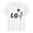 Men (White), variant on Short Sleeve Shirts For Couples Matching Valentine's Crew Neck Fashion Heart Print T Shirt Loose Lightweight Comfy Soft His And Her Basic Tee Vacation Clothes White S