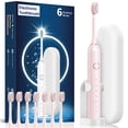 thumbnail image 2 of Toothbrush Toothbrush With 8 Brush Heads 6 Cleaning Modes Upgraded Toothbrush Longer Faster Chargin, 2 of 6