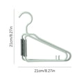 thumbnail image 3 of Everyday Low Price! Foldable Plastic Storage Hanger, Space-Saving Folding Clothes Hanger, Home Storage Rack for Organizing Clothes, Garment Hanging Organizer, 3 of 4