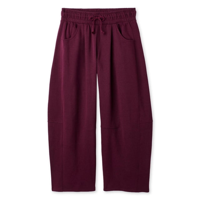 No Boundaries Women's Barrel Leg Sweatpant