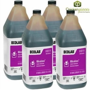 Ecolab Sanitizer Liquid Dishwashing Mikroklene 3.78L/1 Gallon (4/Case)