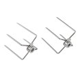 thumbnail image 4 of Barbecue Grill Rotisserie Spit Chicken Forks - 2PCS Multifonctionnel en Acier Inoxydable Barbecue Fourchette Grill Fourche Rôti Spit Fourchettes Poulet Grill Barbecue Accessoires, 4 of 11