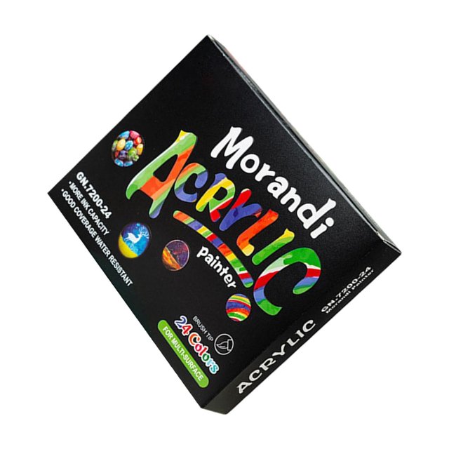 ZheElen ABS Exquisite Acrylic Paint Markers Pack 24 Colors Excellent For Customizing Notebooks Acrylic Markers Paint Pens