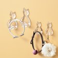 thumbnail image 2 of Xingzhi 2 Pieces ABS Animal Shape Hook Punch-free Decorative Self-adhesive Replacement Simple Style Bathroom Key Hanger Transparent, 2 of 6