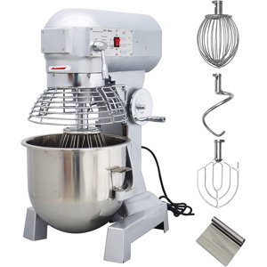 INTBUYING Commercial 20L Mélangeur à pâte, 110V avec couteau dough en acier inoxydable