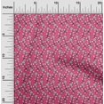 thumbnail image 1 of oneOone Cotton Flex Fabric Leaves & Floral Block Printed Fabric 1 Yard 40 Inch Wide, 1 of 4