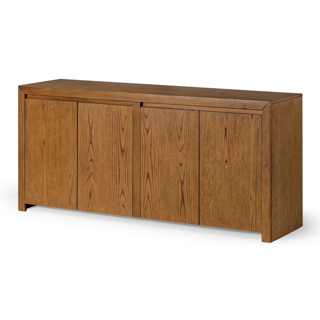 Maven Lane Buffet Contemporain en Bois Finition Brun Raffiné