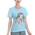 thumbnail image 2 of Women's Basic Short Sleeve T-Shirt One Piece Karp, 2 of 6