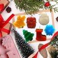 thumbnail image 3 of Dvkptbk Moules de Cuisson de Noël Noël Grands Moules de Cuisson de Noël pour Mini Gâteaux Savons Chocolats Gelée et Bougies avec Forme de Sapin de Noël Père Noël Bonhomme de Neige Gadgets de Cuisine, 3 of 6