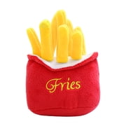 Meitianfacai Plush Squeaky Dog Toys for Small & Medium Dogs, Food Shaped Puppy Toys with Squeakers, Food Themed Toys for Small & Medium Dog Breeds