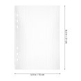 thumbnail image 2 of SNNROO Clear Acrylic Binder Notebook Cover 6 Ring A5 Planner Binder Shell 1 Piece, 2 of 8