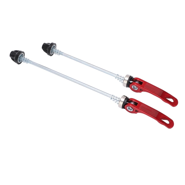 Bike Wheel Hub Front And Rear Skewers, 1 Pair Quick Release Bicycle Skewer High Strength For Mountain Bike Red