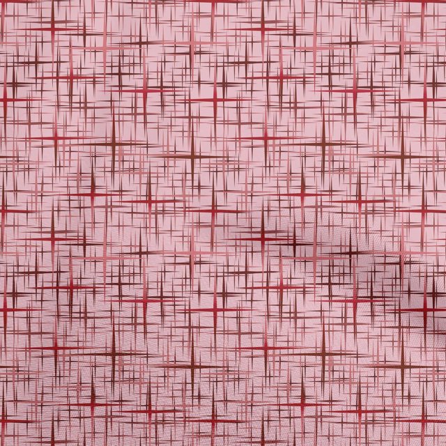 oneOone Velvet Light Pink Fabric Abstract Sewing Craft Projects Fabric Prints By Yard 58 Inch Wide