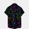 thumbnail image 4 of EGNMCR Chemise à Poche Simple Imprimée pour Homme de la Saint-Valentin, Chemise Décontractée Ample à Poche Imprimée, 4 of 4