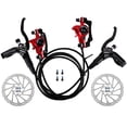 thumbnail image 1 of moobody Bicycle Hydraulic Disc Brakes Front Rear Calipers Set for MTB Mountain Bike Left Right Brake Lever Kit with 160mm Disc Rotor, 1 of 7