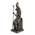 thumbnail image 3 of Egyptian Goddess Sekhmet Sitting on Throne Statue, 3 of 4