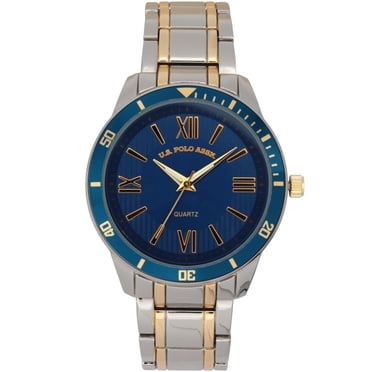 Montre Homme U.S. Polo Assn. Bicolore avec Cadran Bleu