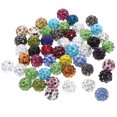 thumbnail image 3 of Miangastore 50Pcs Round Disco Ball Decorative Rhinestone Spacer Beads Charms for Jewelry Making, 3 of 8