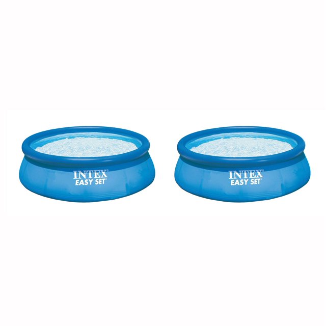 Intex Piscine hors Sol Gonflable 12 Pieds x 30 Po avec Pompe de Filtration (Lot de 2)
