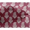 thumbnail image 5 of oneOone Viscose Chiffon Red Fabric Block Dress Material Fabric Print Fabric By The Yard 42 Inch Wide, 5 of 5