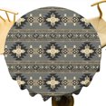thumbnail image 1 of Aztec Tablecloth, Ethnic Tribal Geometric Design Rustic Native Washble Table Cover for Dinning Kitchen Farmhouse Party Decor 60", 1 of 1