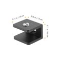 thumbnail image 2 of 8Pcs Glass Shelf Clamp Wall Mounted Glass Shelf Brackets Holders Support, 2 of 9