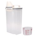 thumbnail image 3 of LAFGUR Pet Food Container Plastic Dog Food Storage Container Food Dispenser Seal Buckles With Measuring Cup For Dog Cat, 3 of 8