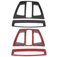 thumbnail image 4 of Reading Light Decoration Cover,2pcs Carbon Fiber Front Reading Lamp Decoration Trim Reading Light Trim Streamlined Design, 4 of 14