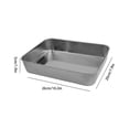 thumbnail image 2 of Stainless Steel Baking Tray Set with Wire Rack and Lid for Oven Cooking – Rigid Warp- Easy Clean Cookie Sheet Pan for Baking and Roasting, 2 of 4