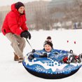 thumbnail image 1 of LJNYFDC Scratch-resistant Ski Ring Inflatable Ski Ring Waterproof Fast Inflation Easy Storage Eco friendly Snow Sled for Kids and Adults, 1 of 5